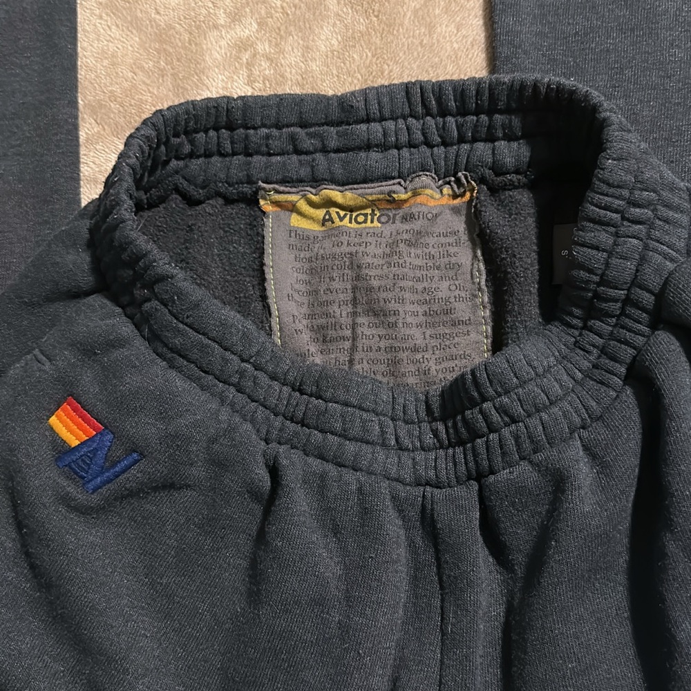 Aviator Nation Sweatpants Blue Navy